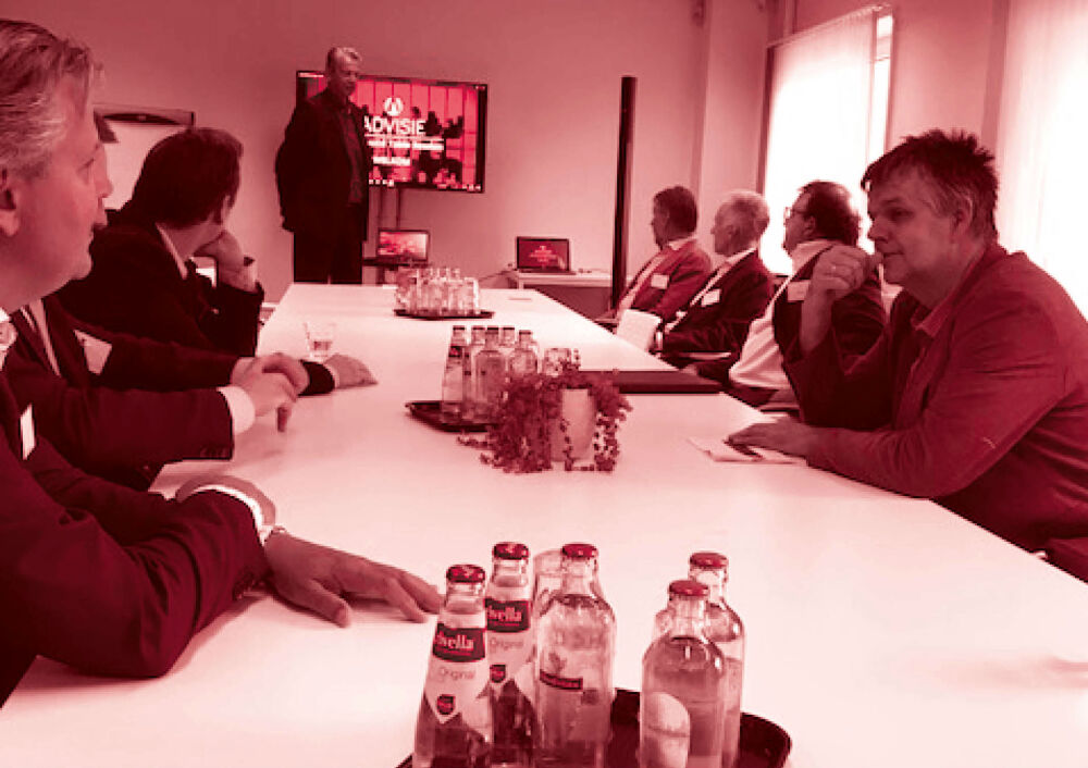 Een sfeerimpressie van de CFO round table session georganiseerd door Advisie