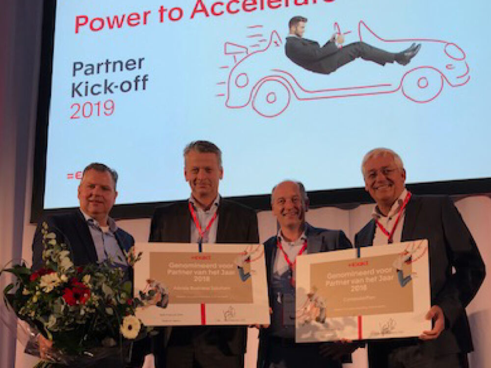 De nominatie van Advisie voor Exact Partner van het jaar 2018